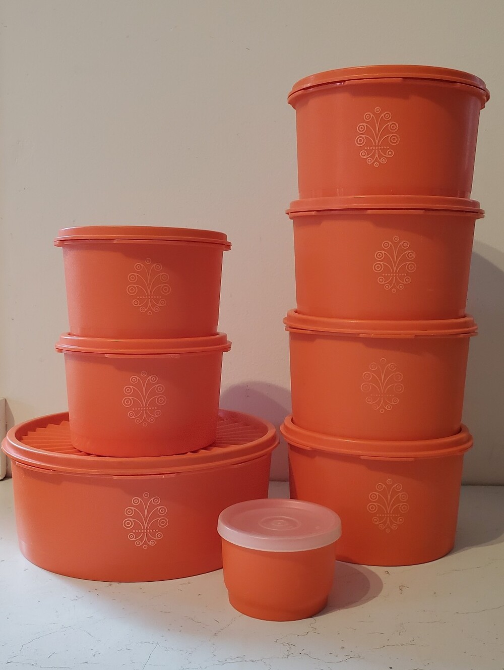 Retro Tupperware Harvest Orange 1970s